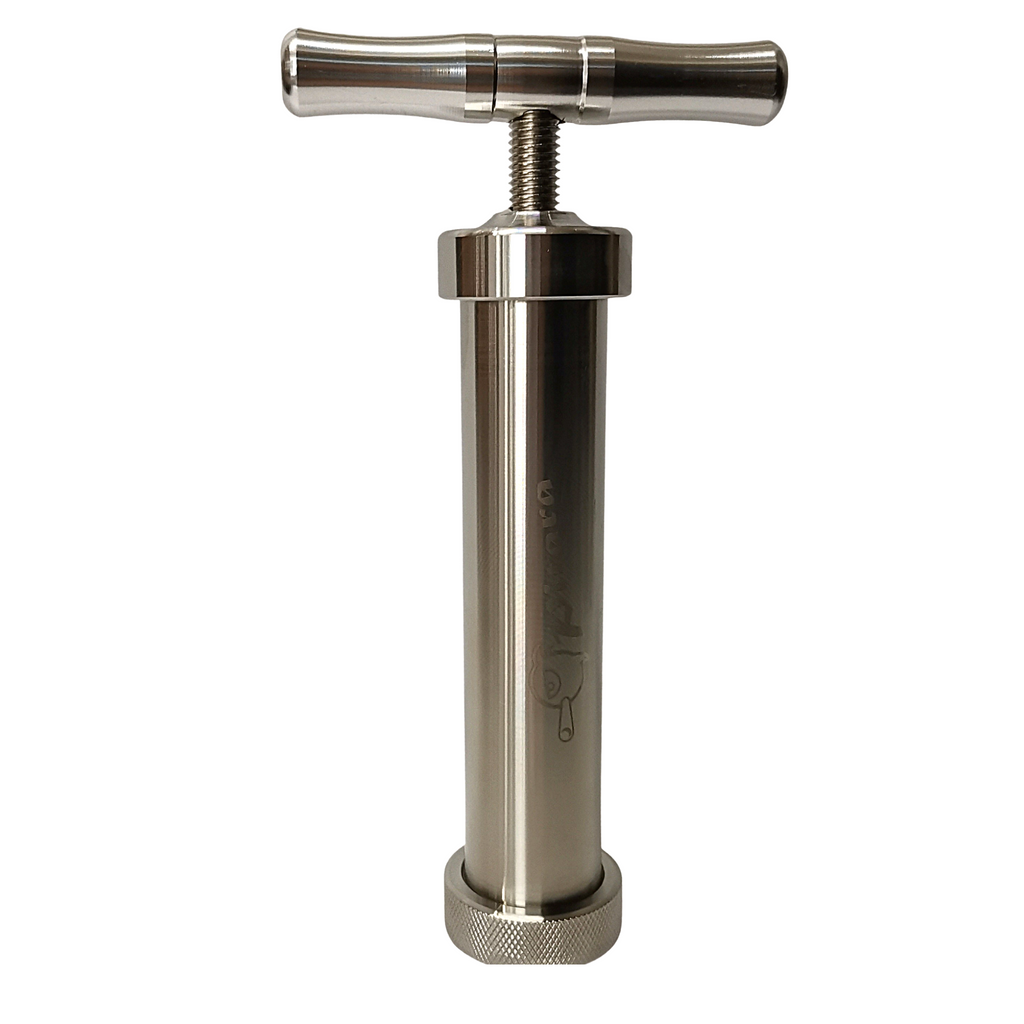 Stainless steel T-Press handle Tool - Premium Anodized Herb Press (Large)