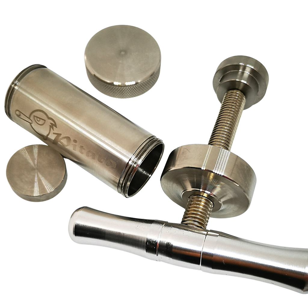 Stainless steel T-Press handle Tool - Premium Anodized Pollen Press (Small) - Image 2