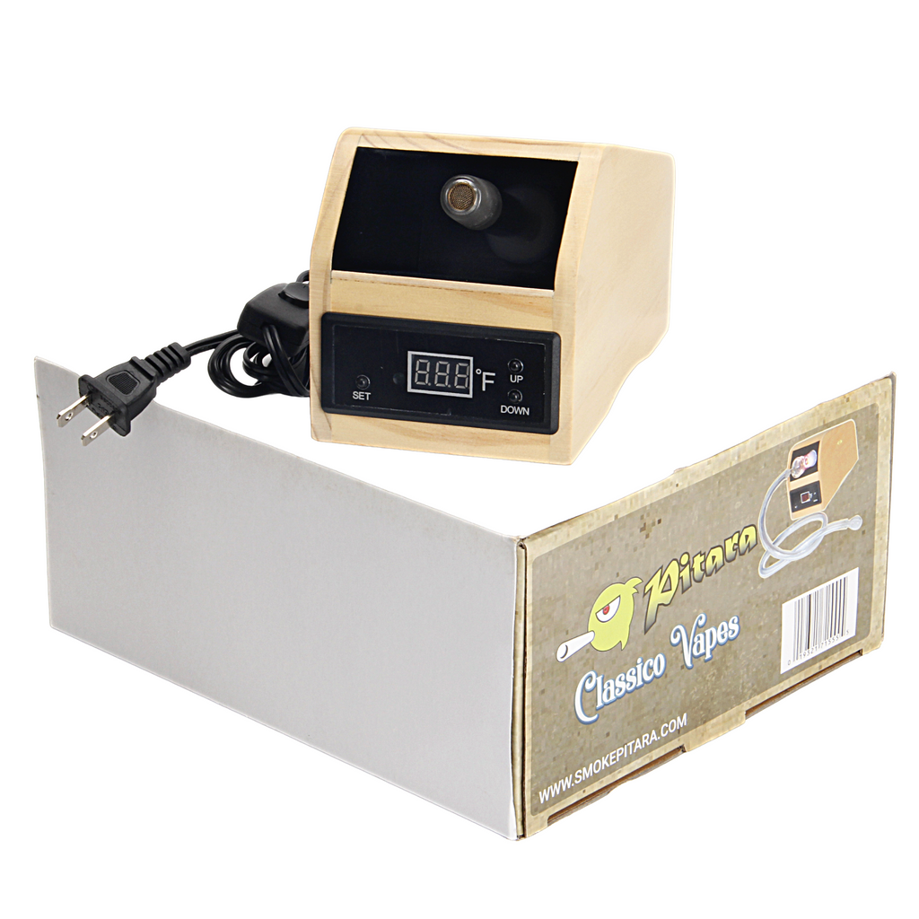 Classico Vapes - Desktop Vaporizer - Dry Herb Vaporizer - Fine Wood Box - Image 2