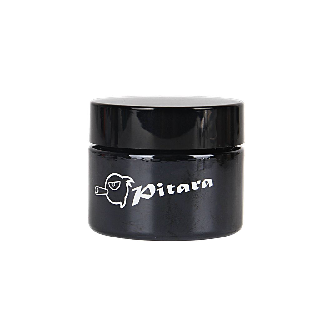 Glass Jars - BLACK - UV Protected - SMELL PROOF Air Tight Jar (Compact Size)