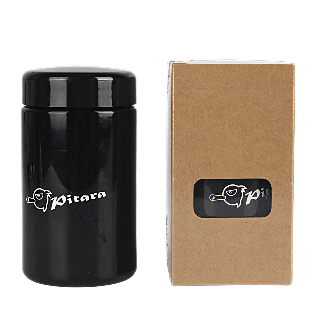 Glass Jars - BLACK - UV Protected - SMELL PROOF Air Tight Jar (Thin&Long Size)